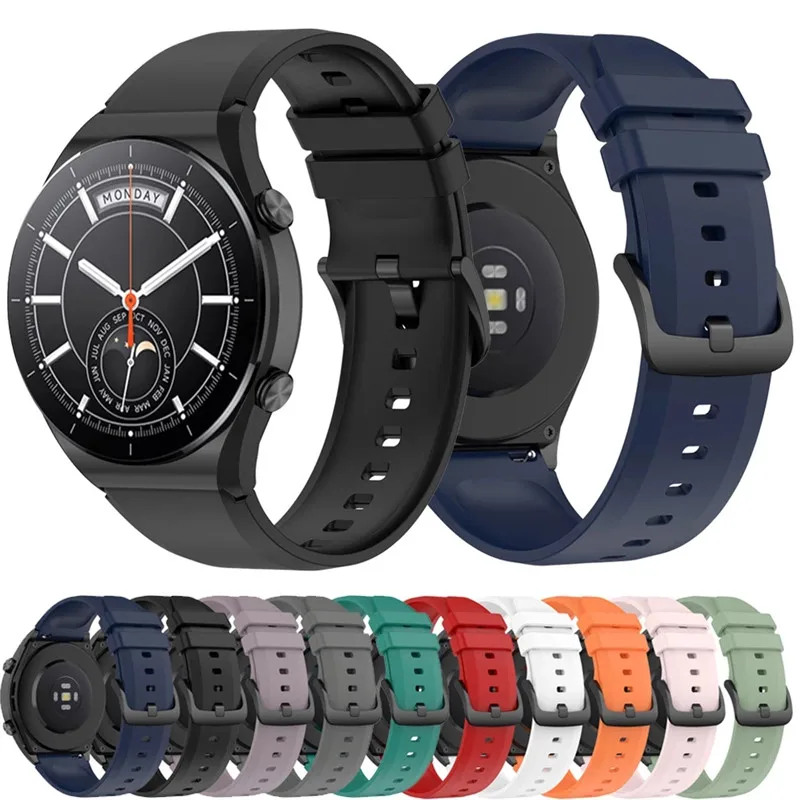 Xiaomi Smartwatch S4 Accessories - Xiaomi Watch S1 용 실리콘 스트랩