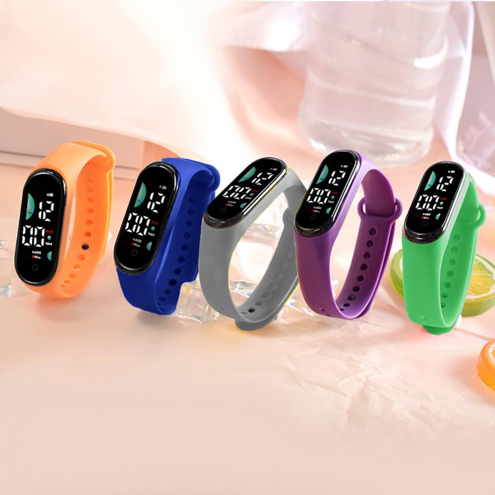 Smartwatch Touch - 어린이용 스마트 LED 디지털 만화 시계,