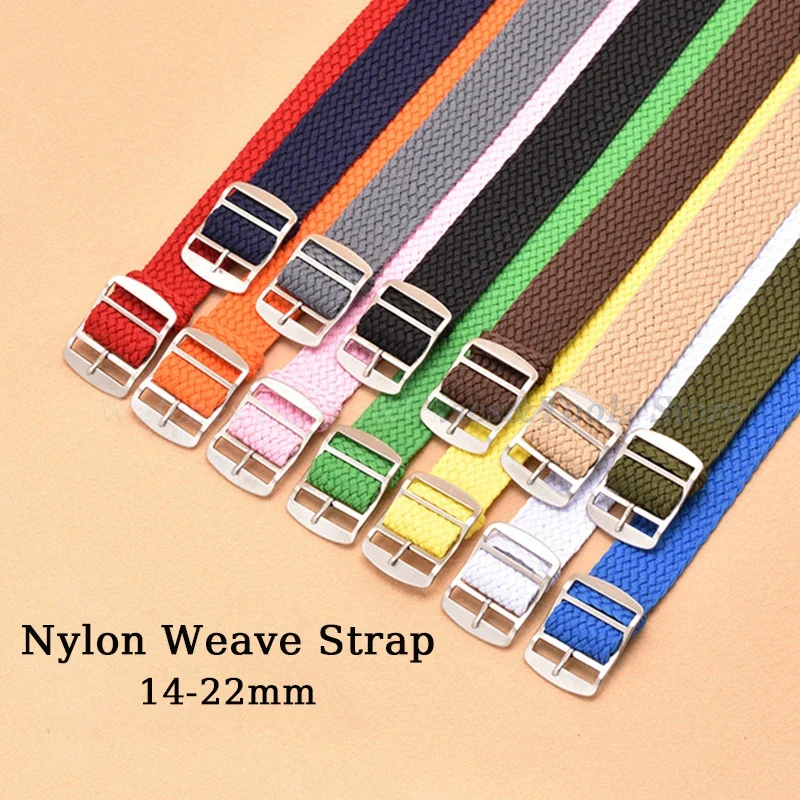 Nylon Nato Strap - Perlon 시계 밴드 팔찌 여성용 나일론