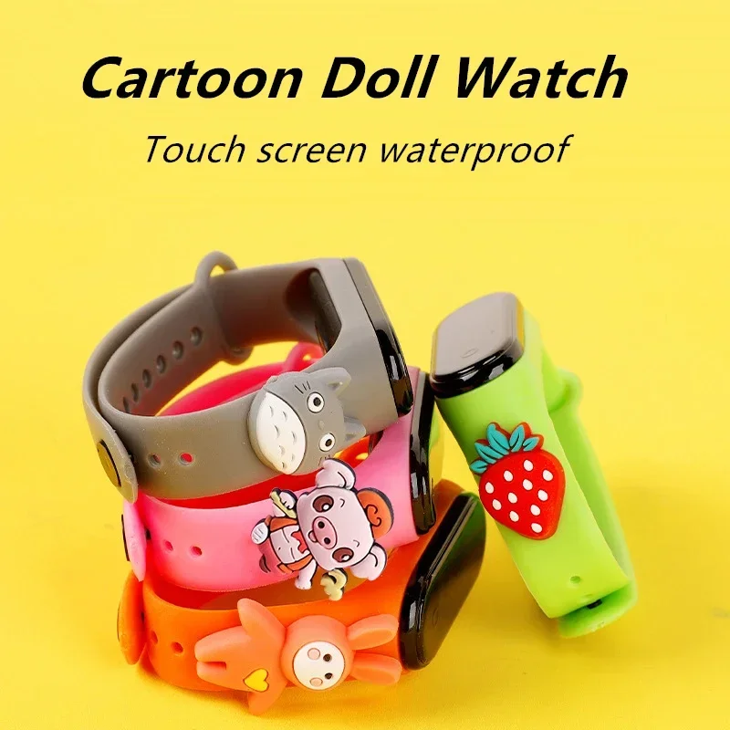 방수 어린이 스마트 터치 LED 시계 만화 작은 동물  - Smartwatch Touch 리뷰 및 가격