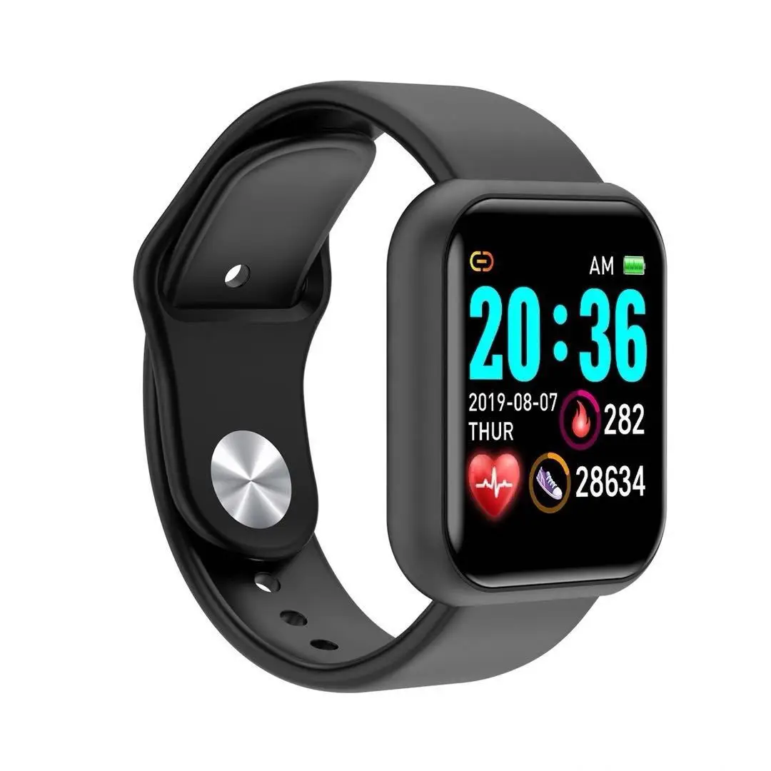 D20 Pro 스마트워치 남성용 Y68 스마트워치, 심 - Smartwatch Touch 리뷰 및 가격