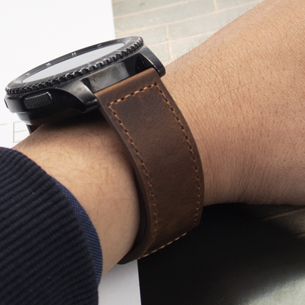 진짜 가죽 시계 밴드 스트랩 20mm 22mm 화웨이  - Smartwatch Accessories Shop 리뷰 및 가격