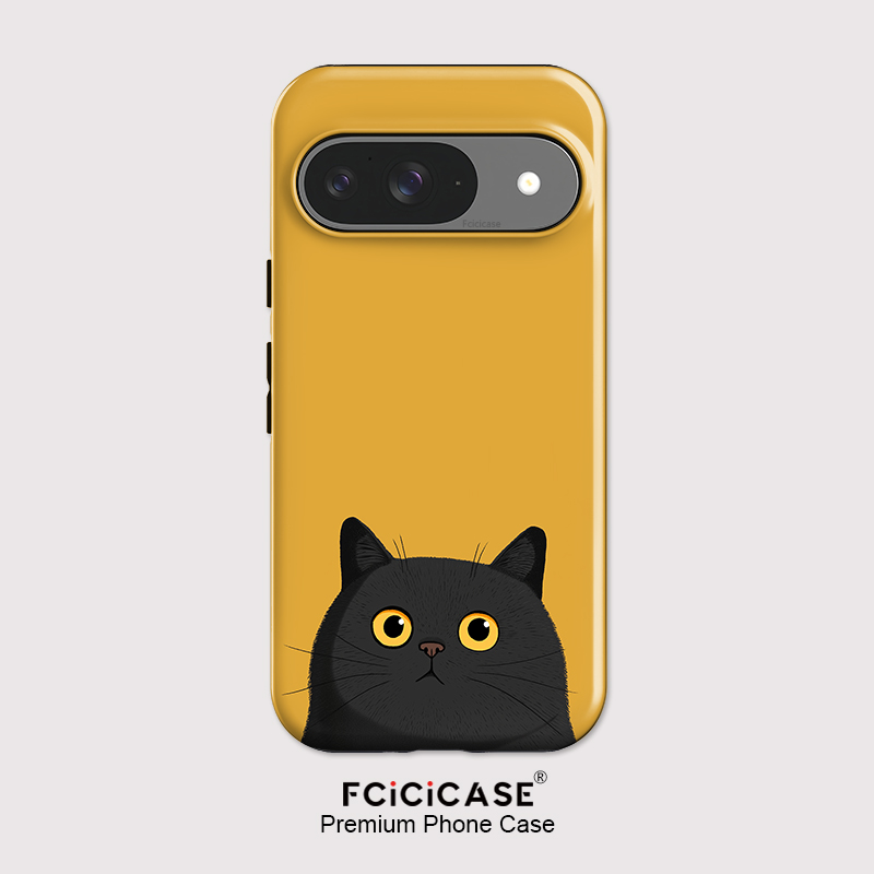 픽셀 9 10 프로용 Fcicicase 귀여운 검은 고 - Google Pixel 9 리뷰 및 가격