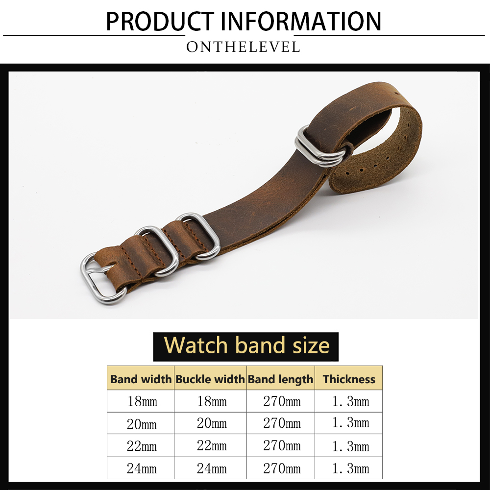 정품 가죽 시계 밴드 18mm 20mm 22mm 24m - Nylon Nato Strap 리뷰 및 가격