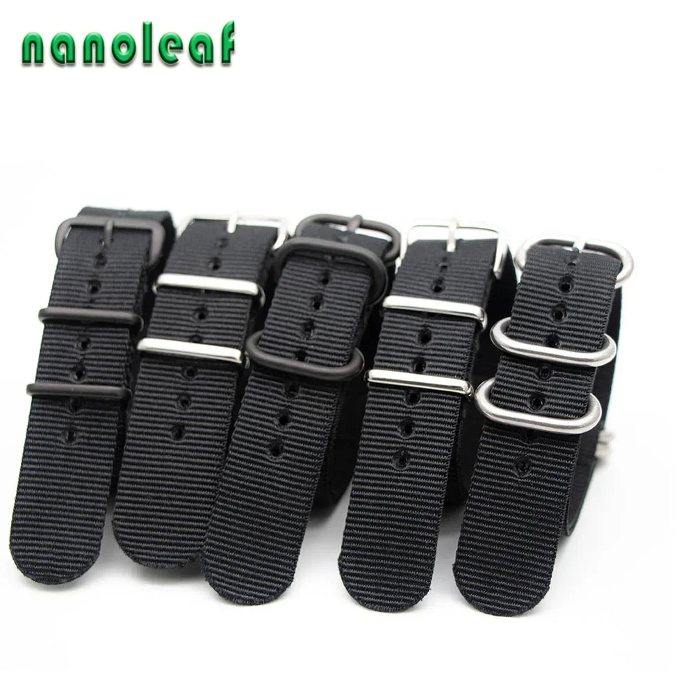 기계식 시계 스포츠 팔찌 교체 스트랩에 대 한 블랙 나 - Nylon Nato Strap 리뷰 및 가격