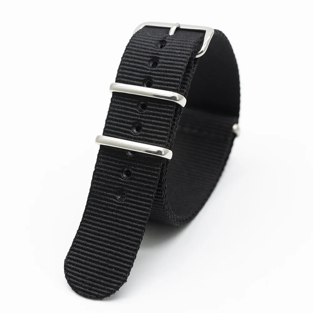 기계식 시계 스포츠 팔찌 교체 스트랩에 대 한 블랙 나 - Nylon Nato Strap 리뷰 및 가격