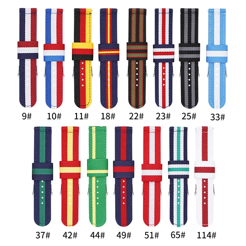 삼성 갤럭시 시계 6 4 5 프로 용 20mm 22mm - Nylon Nato Strap 리뷰 및 가격