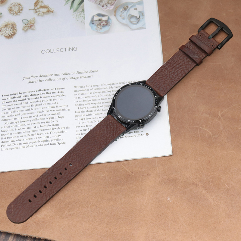 Carfskinl 시계 스트랩 가죽 밴드, 이탈리아 2 - Smartwatch Accessories Shop 리뷰 및 가격